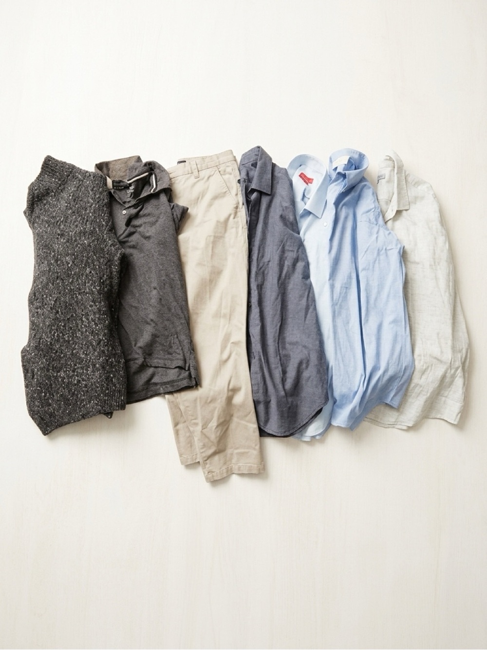 Hugo Boss Light Blue and Gray Dress Shirts Lot
